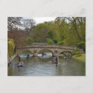 Cambridge Punting Postcard Postkarte