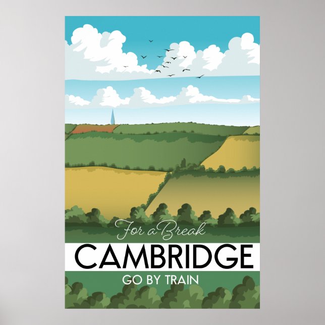 Cambridge Train Travel Poster (Vorne)