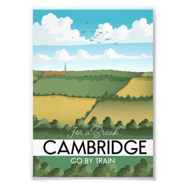 Cambridge Train Travel Poster (Vorne)