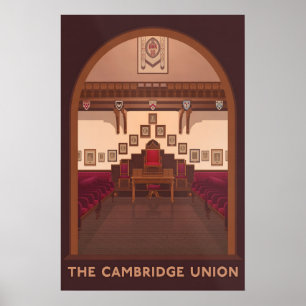 Cambridge Union Reiseplakat Poster