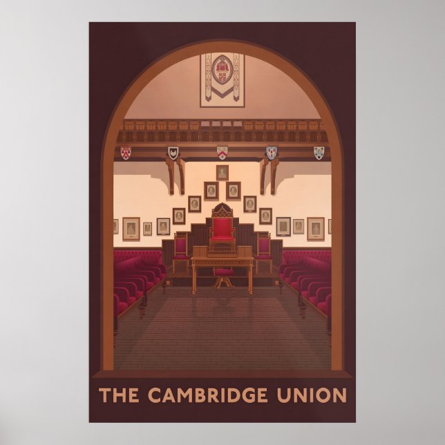 Cambridge Union Travel Poster (Vorne)