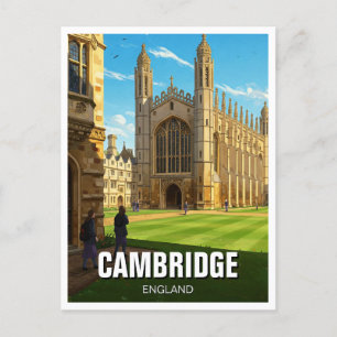 Cambridge University England Travel Postkarte