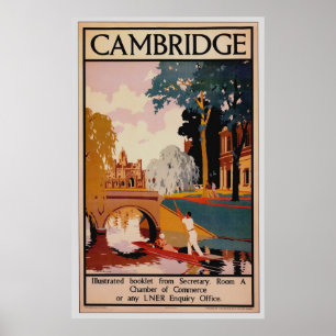 Cambridge Vintage Poster