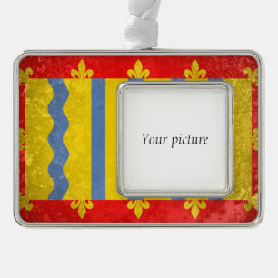 Cambridgeshire Rahmen-Ornament Silber