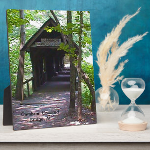 Cambron Covered Bridge, Madison Landkreis, Alabama Fotoplatte