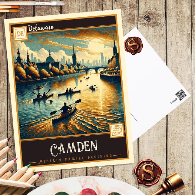 Camden, Delaware | Vintage Postkarte (Von Creator hochgeladen)