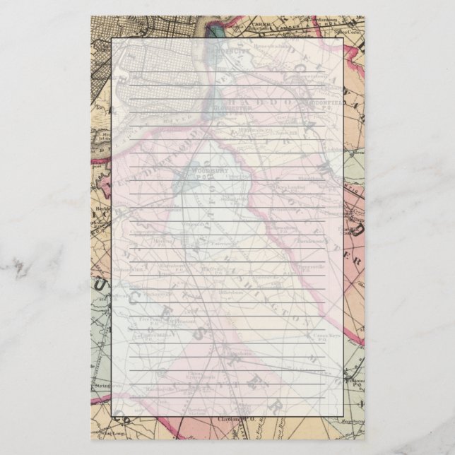 Camden, Gloucester Landkreises, NJ Briefpapier (Vorderseite)