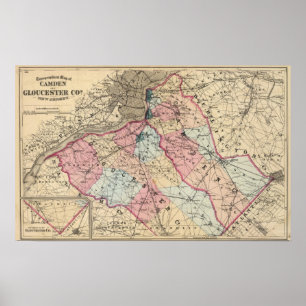 Camden, Gloucester Landkreises, NJ Poster