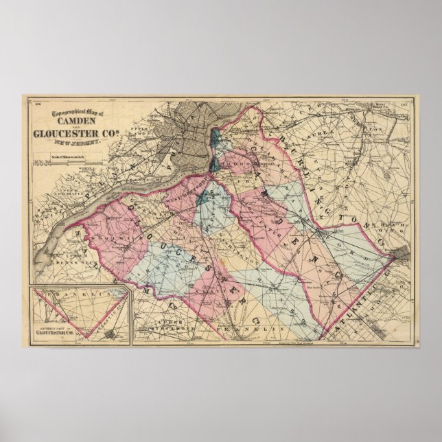 Camden, Gloucester Landkreises, NJ Poster (Vorne)