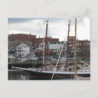 Camden Harbor Postkarte