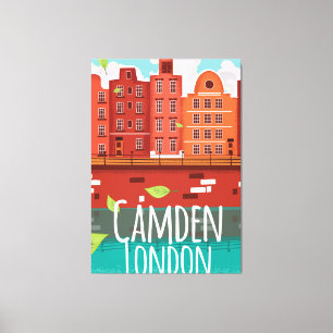 Camden, London Vintage Reiseplakat Leinwanddruck