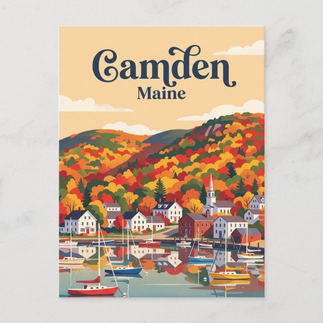 Camden, Maine, USA Postkarte (Vorderseite)