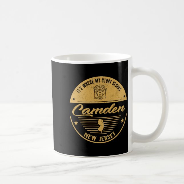 Camden New Jersey Its Where My Story Begins _1  Kaffeetasse (Rechts)