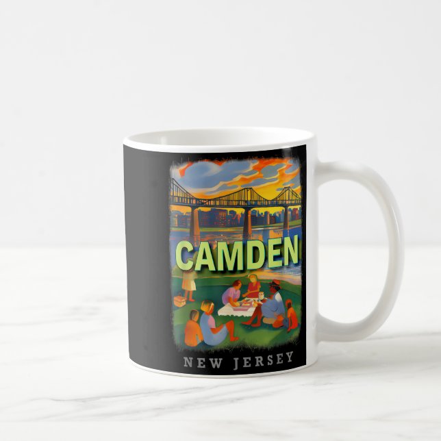 Camden New Jersey Nj Waterfront Delight Sd018  Kaffeetasse (Rechts)