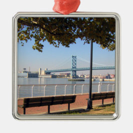 Camden NJ Bridge Ornament Aus Metall