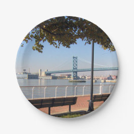 Camden NJ Bridge Pappteller