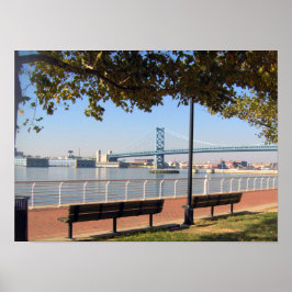 Camden NJ Bridge Poster