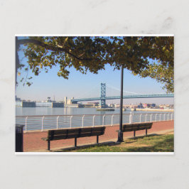 Camden NJ Bridge Postkarte