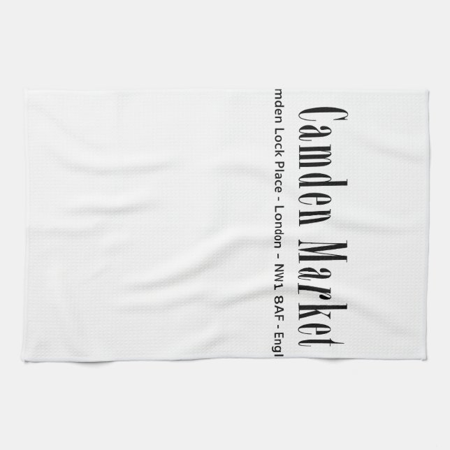 Camden Passage Market London Geschirrtuch (Horizontal)