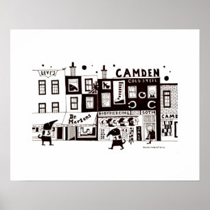 Camden Scene Poster