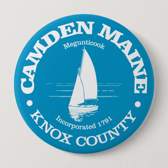 Camden (Segelboot) Button (Vorderseite)