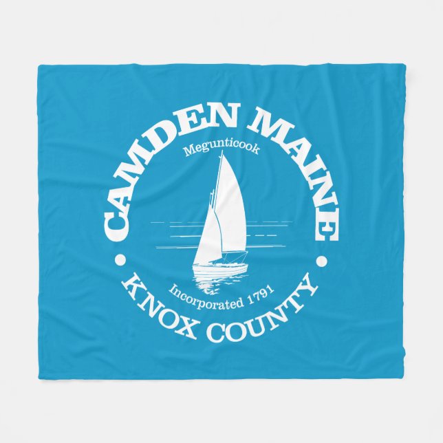 Camden (Segelboot) Fleecedecke (Vorderseite (Horizontal))