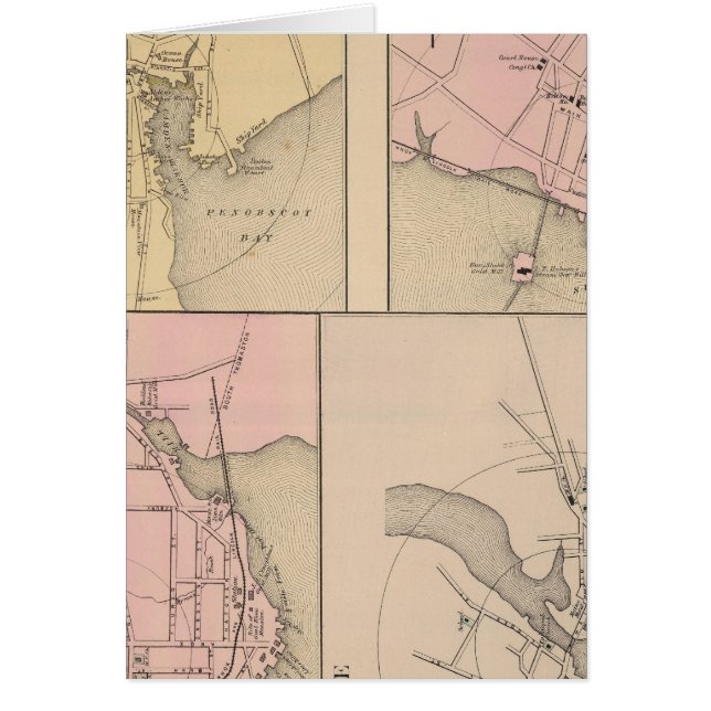 Camden, Wiscasset, Damariscotta, Newcastle (Vorne)