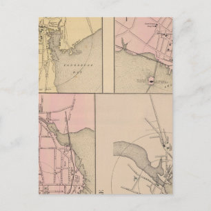 Camden, Wiscasset, Damariscotta, Newcastle Postkarte