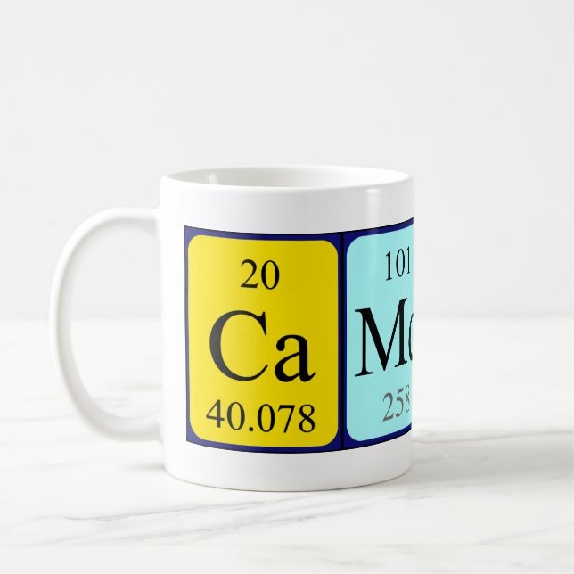 Camdyn Periodenname Tasse (Links)