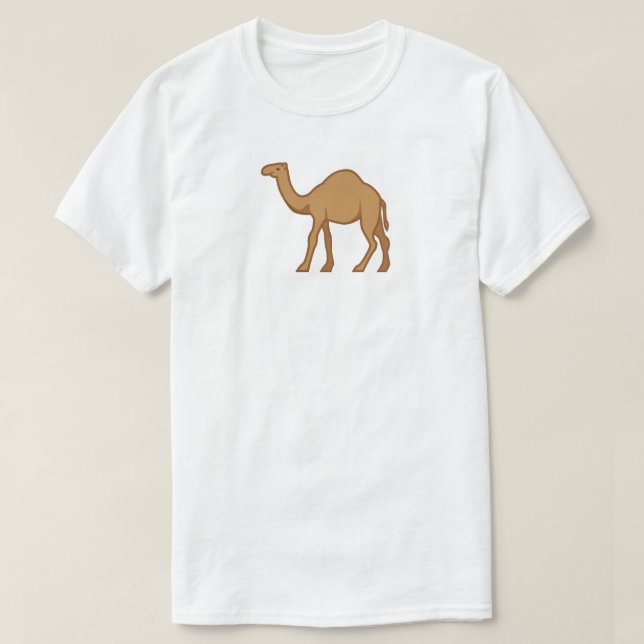 Camel am Heart Emoji Logo individuell anpassbare C T-Shirt (Design vorne)