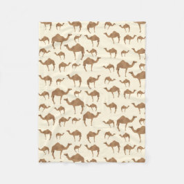 Camel Animal Pattern Fleecedecke