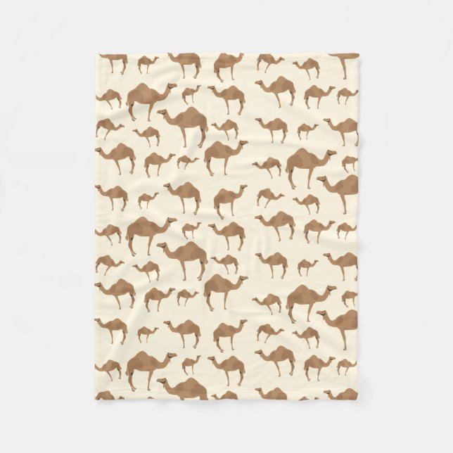 Camel Animal Pattern Fleecedecke (Vorderseite)