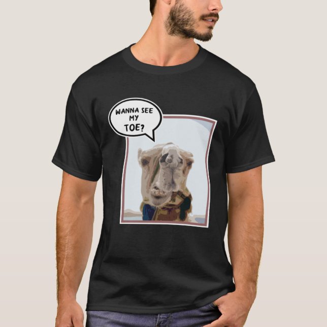 Camel Artistic Animal T-Shirt (Vorderseite)