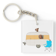 Camel Caravan Keychain