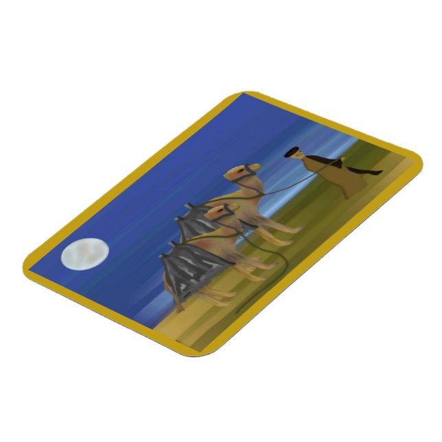 Camel Caravan Premium Magnet (Linke Seite)