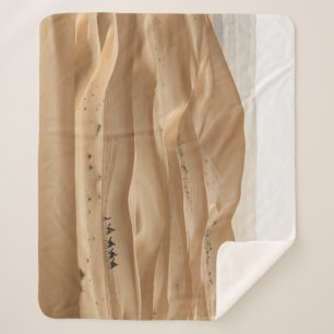 Camel Caravan, Sahara Sonnenuntergang, Marokko Sherpadecke