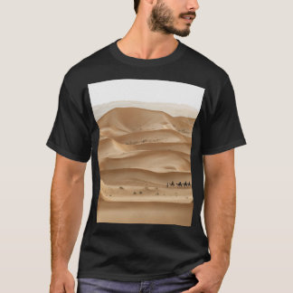 Camel Caravan, Sahara Sonnenuntergang, Marokko T-Shirt