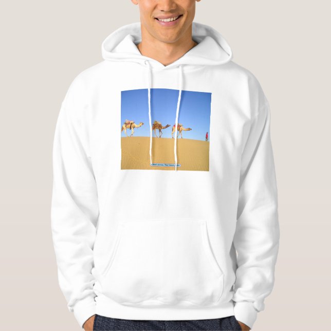 Camel Caravan, Thar Desert, Indien Hoodie (Vorderseite)