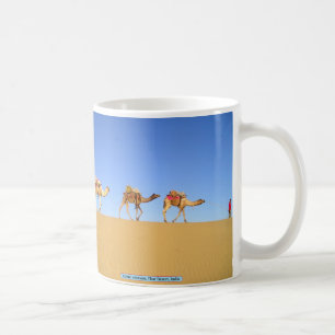 Camel Caravan, Thar Desert, Indien Kaffeetasse