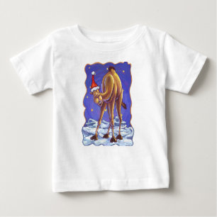 Camel Christmas Baby T - Shirt
