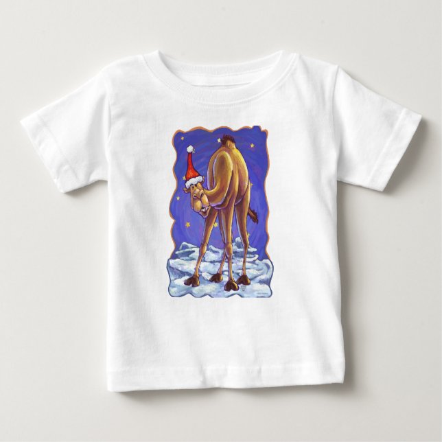Camel Christmas Baby T - Shirt (Vorderseite)