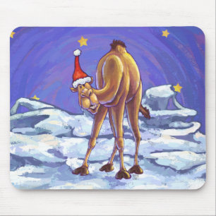Camel Christmas Mousepad