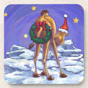 Camel Christmas Untersetzer