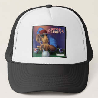 Camel Class: Der ultimative Black Snooker Hat" Truckerkappe
