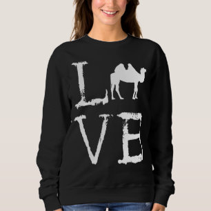 Camel Creepy Liebe Camel Arabian Desert Animal War Sweatshirt