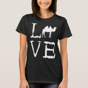 Camel Creepy Liebe Camel Arabian Desert Animal War T-Shirt