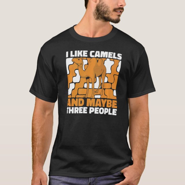 Camel Desert Camels Ägypten T-Shirt (Vorderseite)