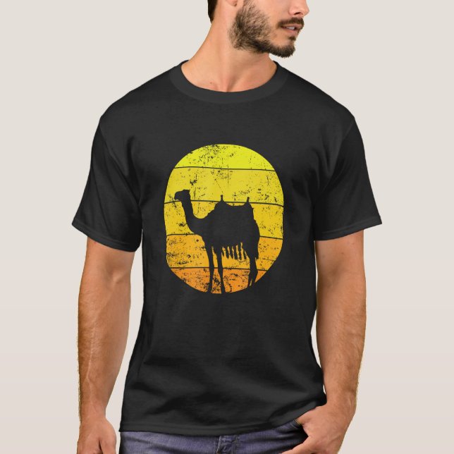 Camel Desert Dromedary Humps Tier 1 T-Shirt (Vorderseite)
