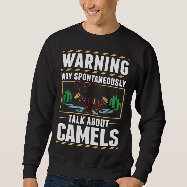 Camel Dromedary Egypt Camel Sweatshirt (Vorderseite)