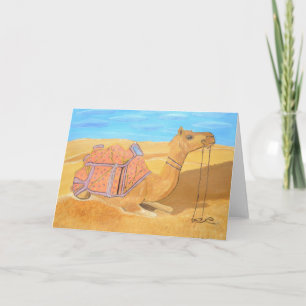 Camel Einladungskarte